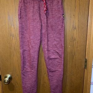 Lee Maroon Jogger Sweatpants - Boys M (10/12)